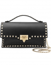 2014新品韩版新款女式铆钉包 真皮女包迷你手提包单肩包