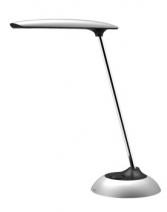 欧普照明 LED台灯 卧室护眼学生学习工作床头灯护眼灯 和悦8瓦  银色 暖白光 可调光